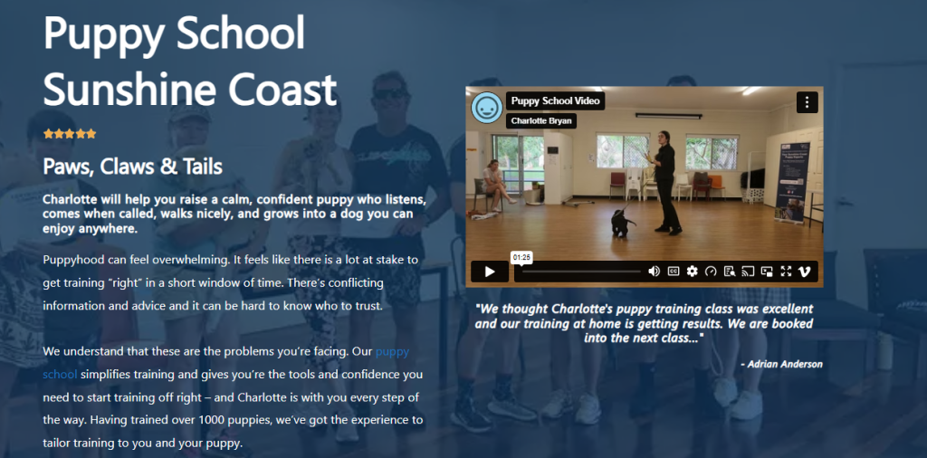 Puppy School Sunshine Coast