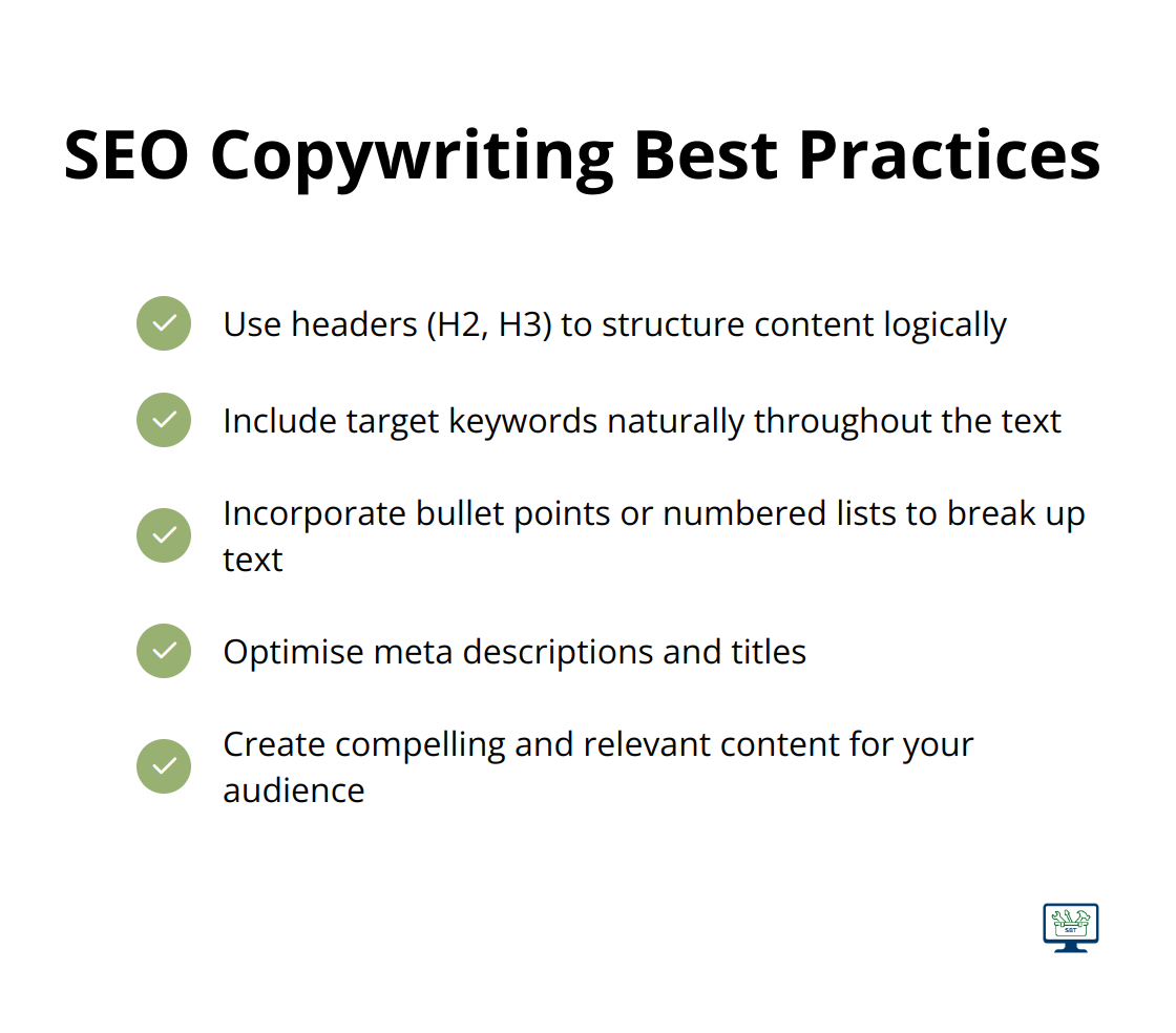 Checklist of best practices for SEO copywriting - seo copywriter